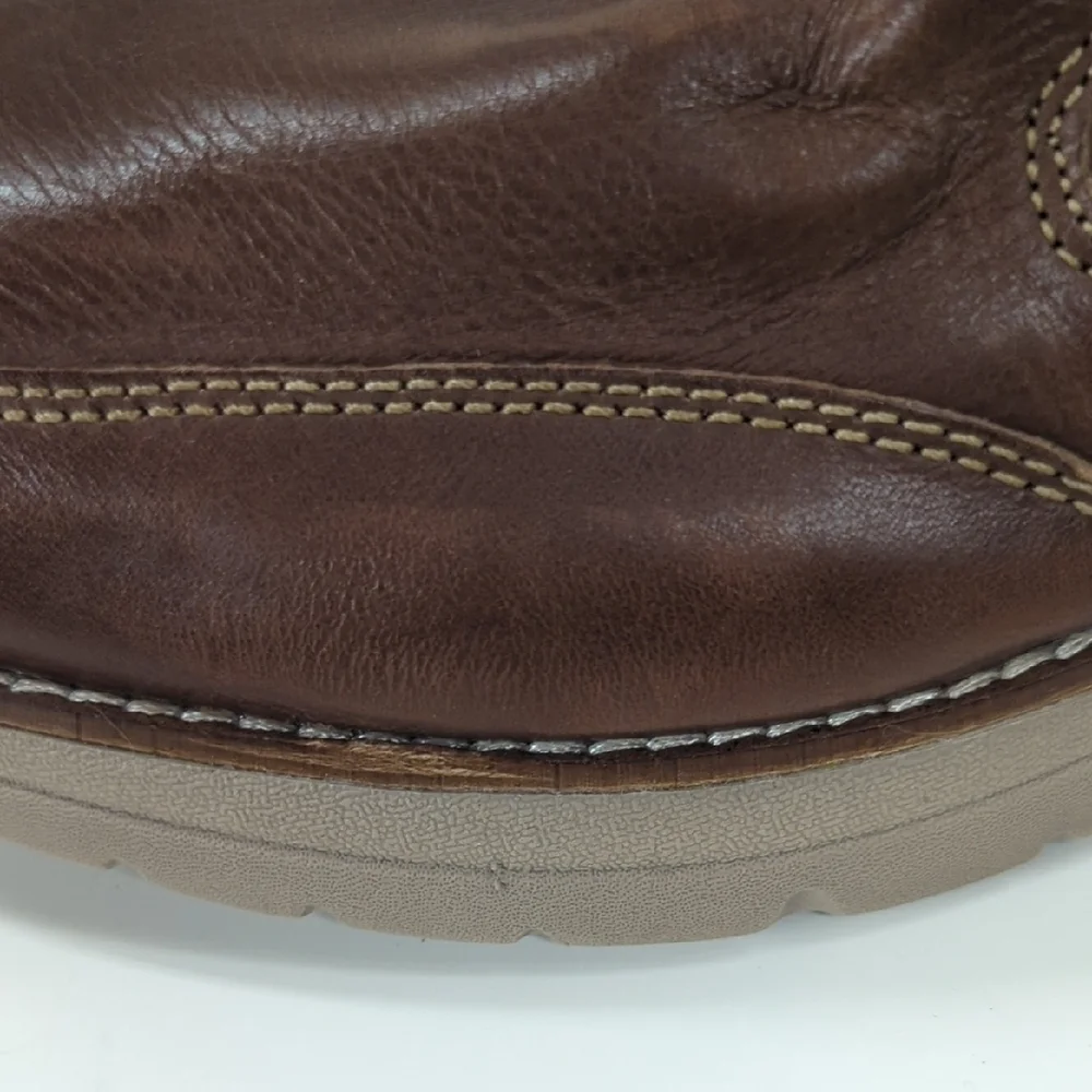 NEW Rockport Prowalker Slip On in Brown Leather Size 7.5